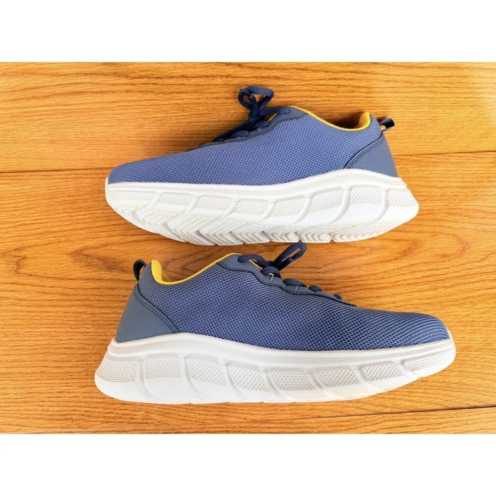 Skechers Men’s Bobs Memory Foam Sz 8.5 men’s 118109 Wide Navy